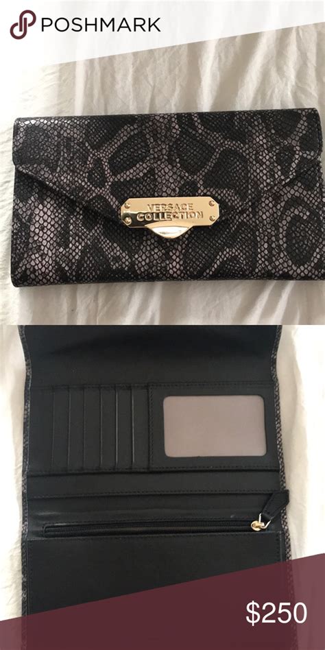 versace small wallet|versace collection wallet.